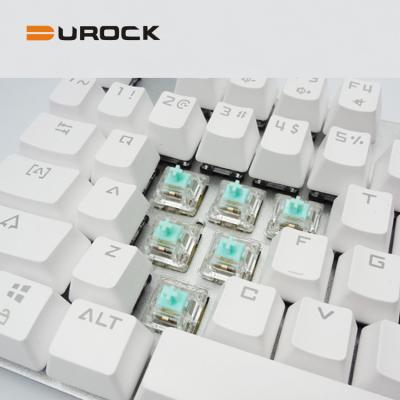 China DUROCK Soft Keyswitch Mechanical Linear Gaming Keyboard Switch With 67g Gold Plated Smooth Linear Keyswitches Spring for sale