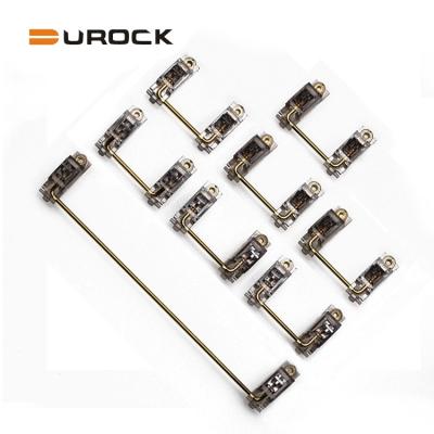 China DUROCK Luxury Gold Plated PCB Mount Keyboard Stabilizers 2u 6.25u 7u Keytop Stabilizer for sale