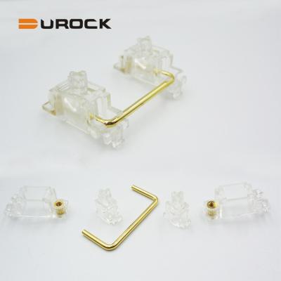 China DUROCK Keytop Stabilizer with Gold Plated Wear Transparent Housing PCB Mounted Stabilizers DKS-S1 for sale