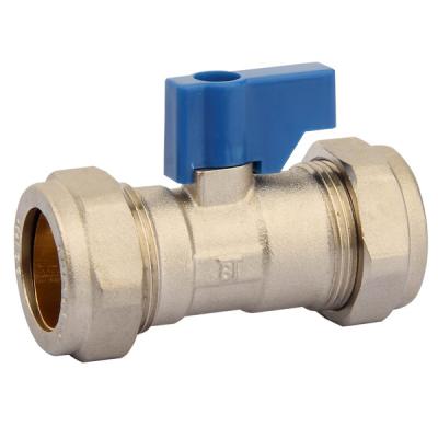 China 22mm Ball Valve Compression Ball Valves Brass Mini for sale