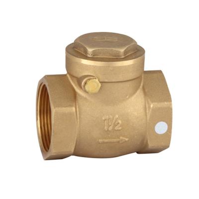 China 2 Inch Brass Non Return Valve Swing Check Valve Sping Check Valve for sale