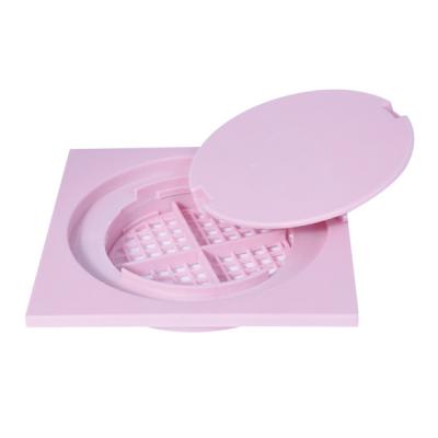 Chine 3 pouces 4 pouces drains de sol en PVC avec piège rose 15x15cm plastique déodorant à vendre