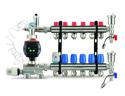 Cina Isolamento riscaldamento a pavimento Valvole a manifold Distribuzione dell'acqua Manifold Controller in vendita