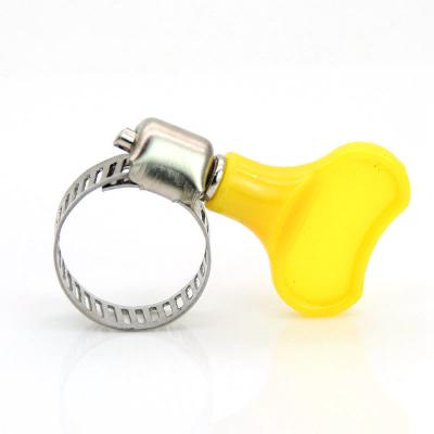 China Adjustable Stainless Steel Stainless Steel Small Hose Clamps For Tube Tying Flexible Clip for sale