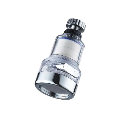 China Innovative Universal Shower Splashproof Modern Kitchen Pressurized Faucet Filter Sprayer Rotating Spout for sale