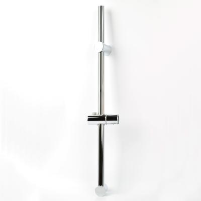 China Modern New Design Chromed Bathroom Accessories Shower Rail Sliding Bar for sale