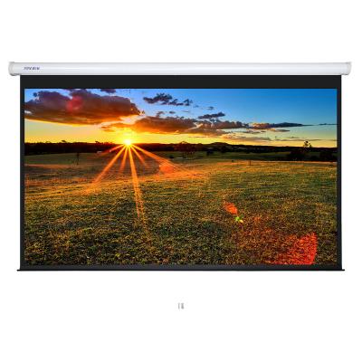 China Savicto 100 inch screen electric ideal projector screen with indoor and outdoor remote control home theater for sale