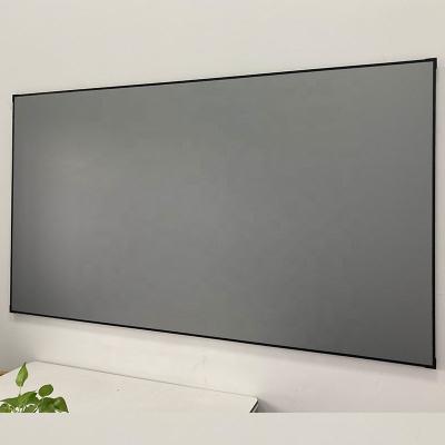 China View SNOWHITE 100 in 4k 3d black diamond projector screen with thin aluminum alloy frame long throw and short throw for sale