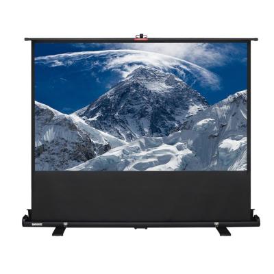 China HD Pull Down 60 Inch Floor Rising Floor Up Projection Screen for sale