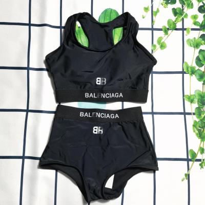 China Plus Size Designer Swimsuit Famous Brands Swimwear Beachwear 2021 Women Bikini Set 2 Piece Swimwear Ladies for sale