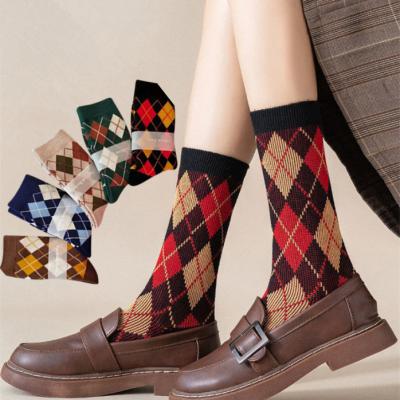 China Wholesale QUICK DRY Multicolor Warm Thick Tube Knitted Winter Vintage Socks Custom Made Soft Winter Women Socks for sale