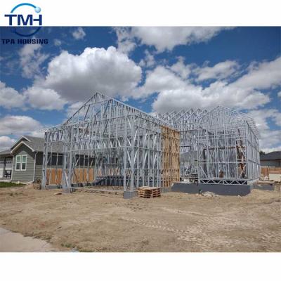 China Steel Stud Light Gauge Steel Villa Steel Structure Prefab Villa Modern Design for sale