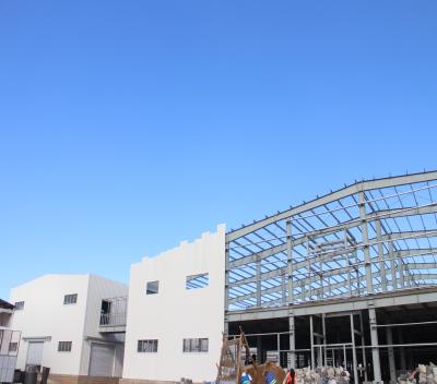 China Long Span Hot Dipped Galvanized Light Steel Workshop Buildings For Efficient Production Processes for sale