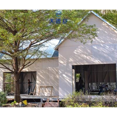 China European and American luxury style assembled light steel structure villa with customized aluminum alloy doors and window for sale