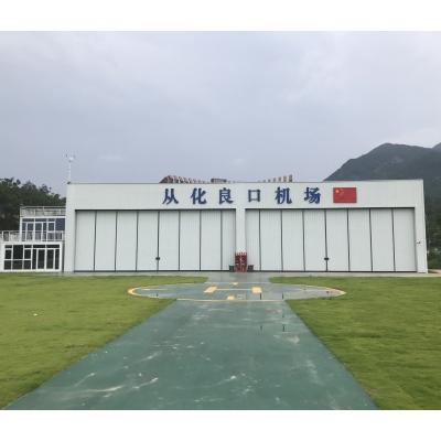 China Metal Building Construction Projects Industrial Prefabricated Metal Roof Steel Structure Aircraft Hangar zu verkaufen