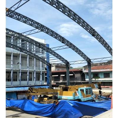 China Sturdy Steel Frame Basketball Court Building Steel Structure Sports Infrastructure for sale