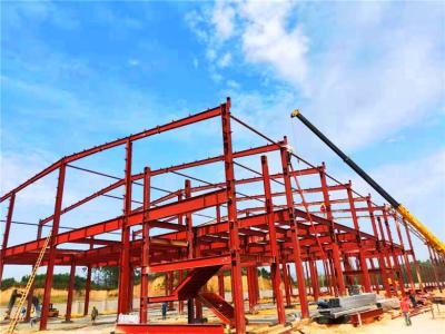 China Portal Frame Warehouse Prefabricated Building Structures Building Warehouses For Agriculture zu verkaufen