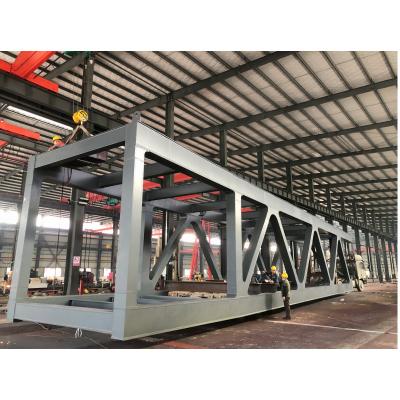 China High strength material long span steel structure metal pedestrian bridge steel bridge for sale