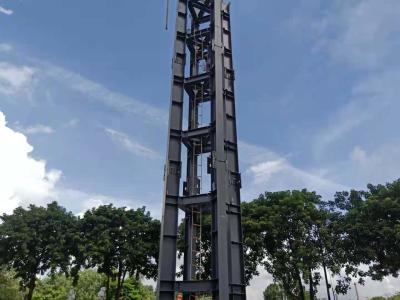 中国 Hot Dipped Galvanized Overhead Steel Structure Frame For Water Tank Tower 販売のため