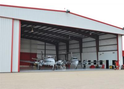 China Raumfachwerk-Fertighangar-Gebäude, moderne Hangar-Struktur kundengebundener Entwurf zu verkaufen