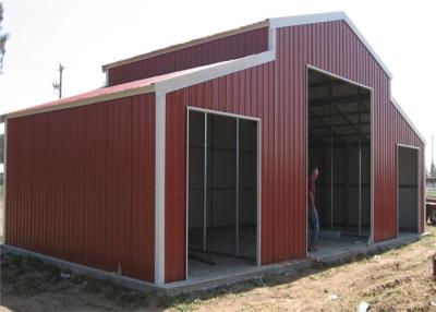 China Custom Made Metal Frame Barn Kits , Steel Horse Barn HS Code 9406900090 for sale