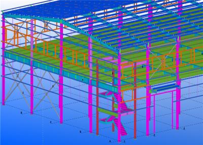 China M24 Prefabricated Steel Buildings With 150mm Sandwich Panel for sale