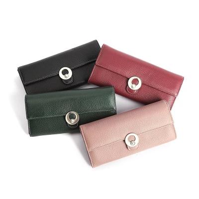 China 2018 NATIONAL Hotsale China Manufacturer Premium Leather Woman Wallet Brand for sale