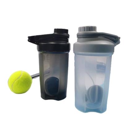 China Portable Leakproof 500ml pp guaranteed quality suitable price beverage coffee plastic bottle with mixing ball for sale