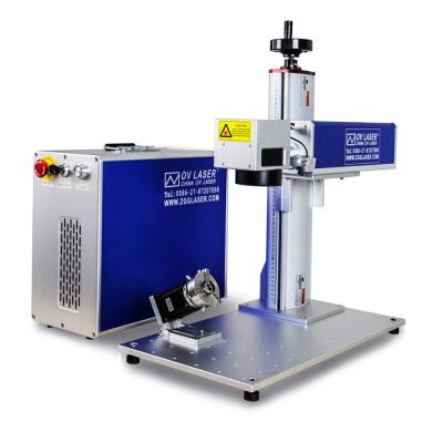 China Portable Silver Laser Marking 20W Laser Engraving Machine Fiber Laser Engraving Machine Gold Silver Marking Jewelry for sale