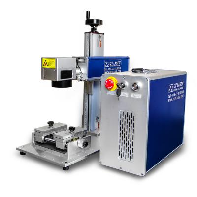 China Raycus IPG 50w Laser Marking Machine Gold Fiber Laser Engraving Machine Jewelry Laser Engraving Deep Silver Marker for sale