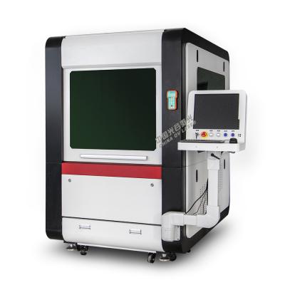 China Laser CUTTING Full Closed Fiber 500W Laser Cutting Silver Gold 600*600mm Laser Cutting Machine For Names Jewelry for sale