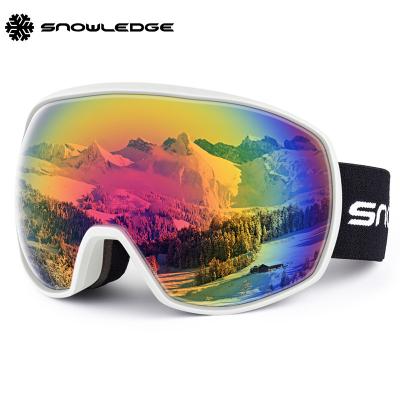 China Spherical Detachable Lens Anti Fog OTG Ski/Ski Goggles Men Women Youth Snowboarding Snowledge 09 Winter Snowboarding Snow Goggles for sale