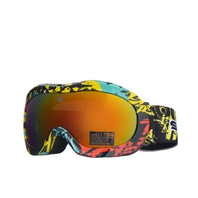 China SKI snowledge 118 kids glass colorful frame kids goggles fashion custom model ski glasses for sale