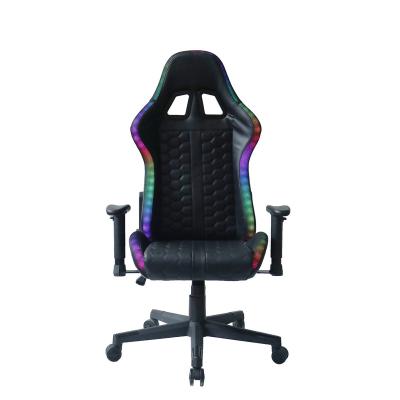 China (Size)Adjustable High Quality Racing Style Office Chair RGB Gaming Chair Led Lightweight Racing Chair For Gamer for sale