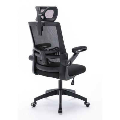 China Best Design Adjustable Ergonomic Removable Headrest High Back Ergonomic (Height) Mesh Chair for sale