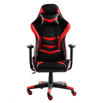 China (Size)Youge Adjustable Red Leather Gamer Racing Chair Adjustable Back High Ergonomic Gaming Chair for sale