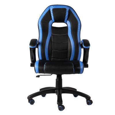 China Factory Adjustable Low Price Small (Height) Wood Frame Gamer Chair Wood Frame Office Computer Gaming Leather Chair for sale