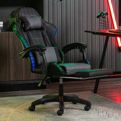 China (Size)Adjustable Cheap Price Computer Gaming Chair Racing PU Leather Custom RGB Gaming Chair for sale