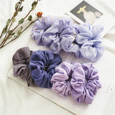 China Fashionable Scrunchie Headband Women Girl Elastic Hair Bands Hair Accessories Gum Hair Tie Rope for sale