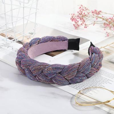 China 2021 New Popular Creative Whip Headband Retro Fashion Twist Headband Ladies Face Wash Hair Accessories for sale