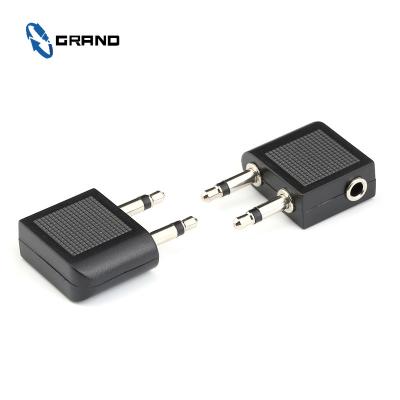 China audio & Video 3.5mm Jack 2 * 3.5MM Stereo Female Mono Socket to 3.5MM Jack Audio Adapter and Stereo Connector for sale