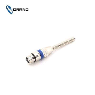 China Microphone Cable Performance Hot Selling Canon 3pin XLR Plug Audio Connector for sale