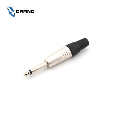 China Microphone Cable Adapter Metal 6.35mm Plug XLR Audio Stereo Connector for sale