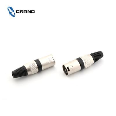 China Audio Microphone Cable 3 PIN Male Cannon XLR Connector for sale