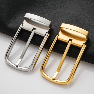 China Business 35mm Pin Belt Buckle Replacement for Men Stainless Steel Custom Vacuum Plating for sale