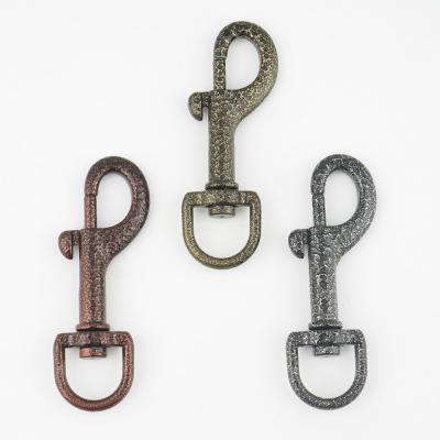 China Metal Clasp Hook 9 Colors Eye Swivel Snap Hooks for Dog Leash Eco-friendly Bag Making for sale