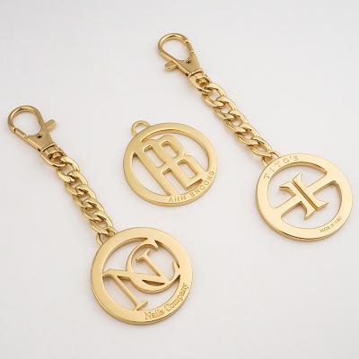 China Regional Feature Gold Hanging Metal Tag for Custom Metal Logo Decoration for sale