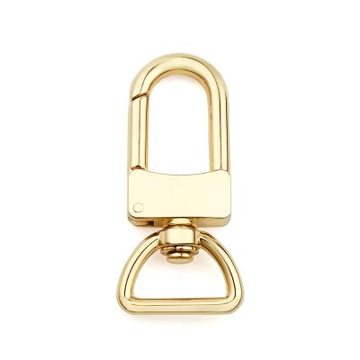 China Dongguan Gold Swivel Snap Hook for Bag Accessory 15mm Dog Hook Snap Handbag Hardware for sale