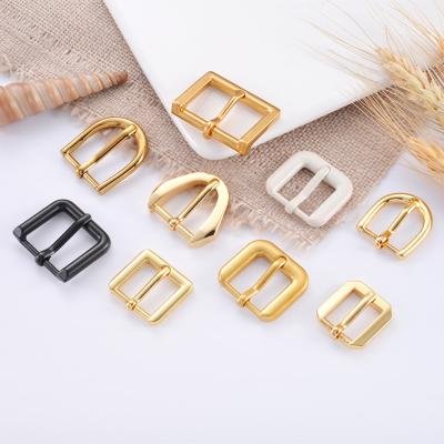 China Bag Custom Color Square Single Watch Metal Pin Buckle Handbag Rectangular Pin Buckle Zinc Alloy 20 38 40mm Iron Silver Pin Buckle for sale