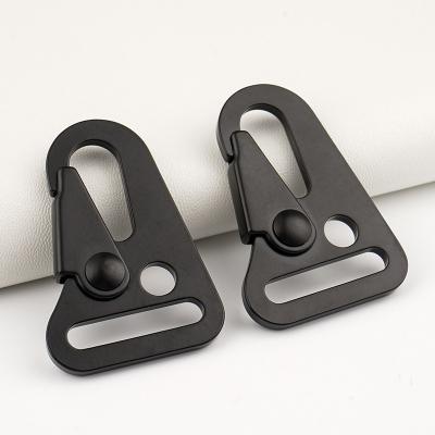 Chine 1 Inch Metal HK Key Spring Clip Snap Hook for Tactical Keychain and Backpack Sling à vendre